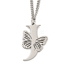 201 Stainless Steel Necklaces NJEW-Q336-01J-P-1