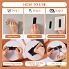 2 Sets 2 Colors Sided Self Adhesive Hook and Loop Tapes FIND-TA0005-30-4