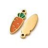 304 Stainless Steel Enamel Pendants STAS-U060-01G-02-2