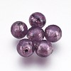 Handmade Silver Foil Lampwork Beads LAMP-J089-P12-1