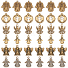   60PCS 6Style Angel Tibetan Style Alloy Pendants TIBEP-PH0001-64-1