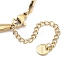 304 Stainless Steel Ball Chains Bracelets BJEW-P343-03G-4