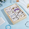 20-Slot Wood Bracelet Bangle Display Trays AJEW-WH0816-546A-4