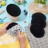 Cloth Flat Round Fascinator Hat Base for Millinery AJEW-WH0083-18F-3