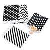 45Pcs 3 Styles Rectangle Kraft Paper Bags CARB-TA0001-14A-3