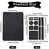 8Pcs 2 Styles PEVA Rubber Anti-Slip Hexagonal Phone Grip Tape Stickers for Phones AJEW-SP0002-64A-02-2