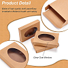 Foldable Creative Kraft Paper Box CON-WH0085-29A-4