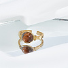 1Pc 304 Stainless Steel Cuff Rings RJEW-LP0002-19-3