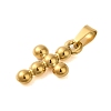 Ion Plating(IP) 304 Stainless Steel Pendants STAS-C103-30A-G-2