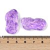 Spray Painted Imitation Jade Glass Beads GLAA-Z007-01A-3