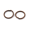 Brass Open Jump Rings KK-G514-01E-R-2