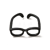 Brass Glasses Frame Open Cuff Ring for Women LS-RJEW-F140-140EB-1