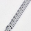 Electroplate Non-magnetic Synthetic Hematite Beads G-J174-3x3mm-M-4