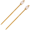 2Pcs Brass Hair Sticks OHAR-PH00008-1