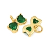 Brass Glass Pendants KK-K340-48G-05-2