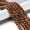 Dyed & Heated Tibetan Style dZi Beads Strands G-P564-A01-01A-2