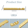Rectangle Brass Paper Weight AJEW-WH0314-797B-2