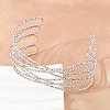 304 Stainless Steel Cuff Bangles for Women BJEW-Z155-05P-2