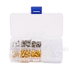 922Pcs Plastic & Eco-Friendly Plastic & Iron & Brass with Plastic Pads Ear Nuts FIND-YW0001-21-1