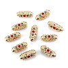 Real 18K Gold Plated Brass Tube Beads KK-A155-23G-A-2