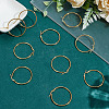 5 Pairs 304 Stainless Steel Hoop Earrings EJEW-ME0001-09-4