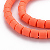 Polymer Clay Bead Strands CLAY-T001-C36-5