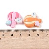 Opaque Resin Decoden Cabochons RESI-S394-02-3