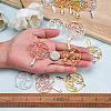 Beadthoven 24Pcs 12 Styles Zinc Alloy Links FIND-BT0001-02-12