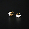 304 Stainless Steel Round Stud Earrings KA7490-3