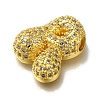 Brass with Cubic Zirconia Pendants KK-Q818-02R-G-2