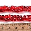 Transparent Glass Beads Strands GL-CBAAE04-01F-2