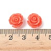 Synthetic Coral Carved Beads CORA-H003-01A-33-3