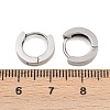316 Surgical Stainless Hoop Earrings EJEW-C160-13AS-3