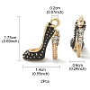 2Pcs Alloy Enamel Stilettos Pendants ENAM-YW0002-30A-4