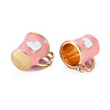 Rack Plating Alloy Enamel Charms ENAM-T015-013C-NR-2