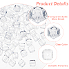 2 Strands Transparent Glass Beads Strands GLAA-HS0001-12A-4