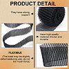 5 Yards Polyester Pleated Mesh Ribbon OCOR-BC0006-81B-4