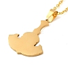 201 Stainless Steel Pendant Necklaces LS-NJEW-G118-04G-2