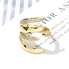 Brass Micro Pave Clear Cubic Zirconia Cuff Rings LS-RJEW-M029-03G-4