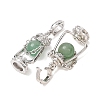 Natural & Synthetic Mixed Stone Pendants GG-CBA0251-04P-3