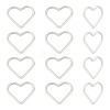 12Pcs 925 Sterling Silver Linking Rings FIND-BC0005-05-1