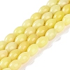 Natural Yellow Jade Beads Strands G-K362-I10-05-1