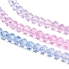 Transparent Painted Glass Beads Strands LS-DGLA-A034-T3mm-A08-4