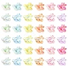 20Pcs 2 Styles Luminous UV Plating Opaque Acrylic Beads MACR-YW0004-73-2