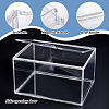 2Pcs PET Plastic Action Figure Display Cases ODIS-AR0001-15-4
