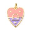 Brass Enamel Pendants LS-KK-Z077-01G-03-1