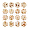 Basswood Milestone Cards WOOD-TA0001-41C-1