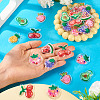 35Pcs 7 Styles PVC Plastic Cabochons KY-TA0001-43-7