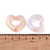UV Plating Transparent Acrylic Beads OACR-Z013-09-4