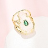 Natural Quartz Crystal Cuff Rings GG-CBA5FCC-03G-03-2